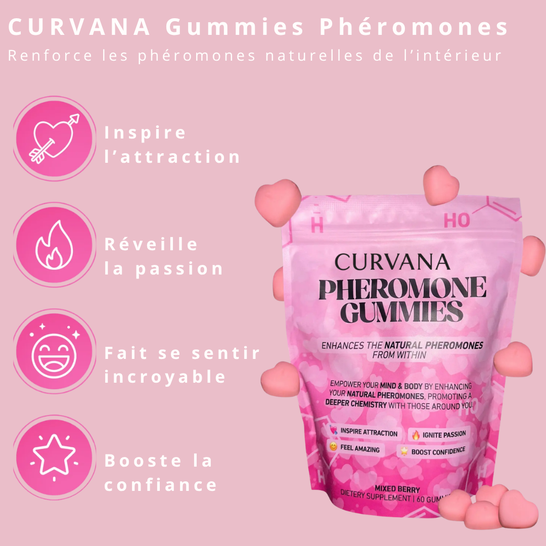 GUMMIES AUX PHÉROMONES – DEVENEZ IRRÉSISTIBLE