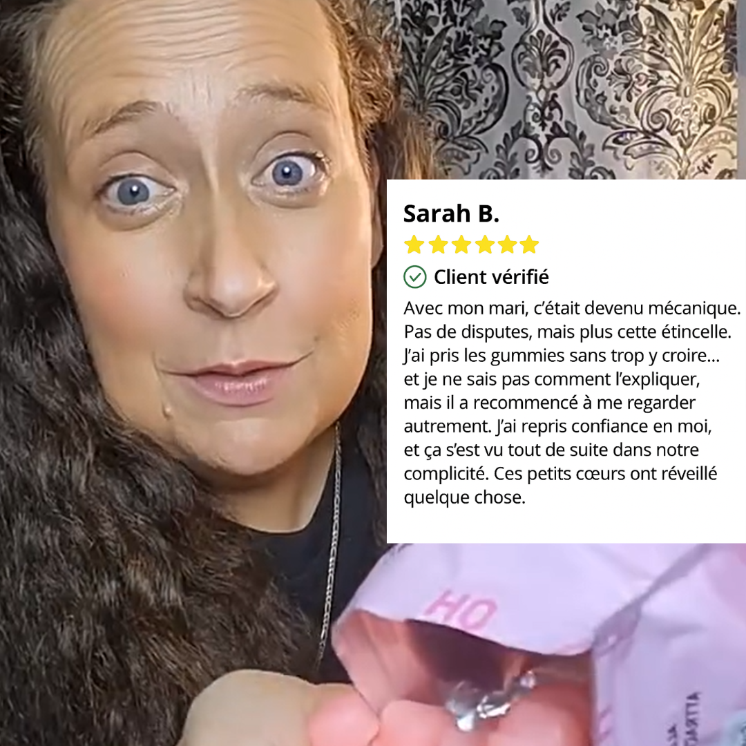 GUMMIES AUX PHÉROMONES – DEVENEZ IRRÉSISTIBLE
