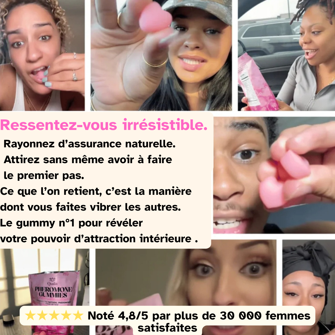 GUMMIES AUX PHÉROMONES – DEVENEZ IRRÉSISTIBLE